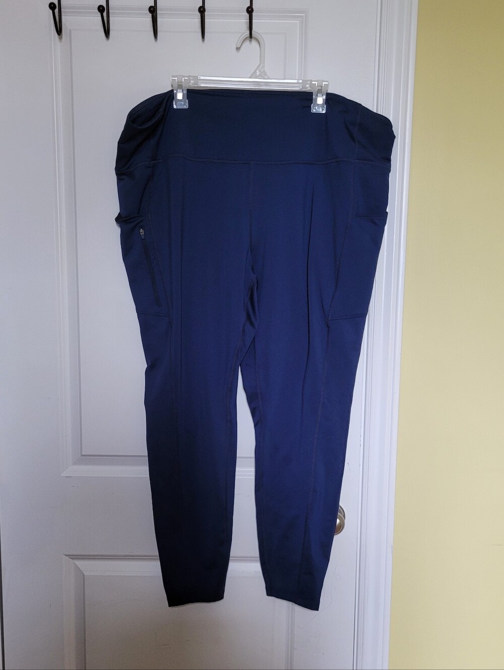Eddie Bauer pants stretchy athletic yoga gym workout plus size 3X dark blue